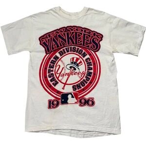 Vintage New York Yankees 1996 Eastern Division Champions T Shirt (Size L)